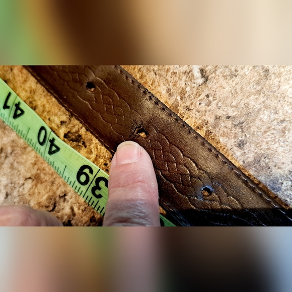 Gorgeous Valetino Orlandi Soft Leather Belt Made In Italy Smooth Size 40 - Picture 8 of 8